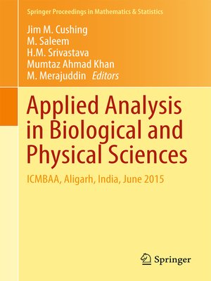 cover image of Applied Analysis in Biological and Physical Sciences